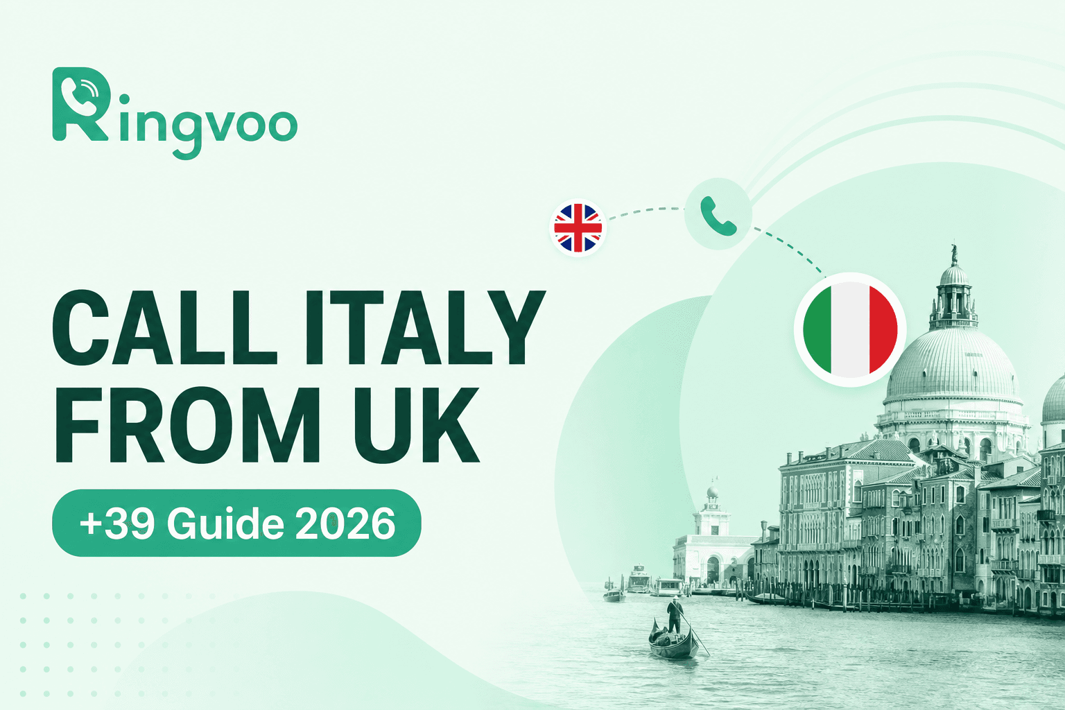 call italy from uk — Ringvoo international calling guide cover illustration