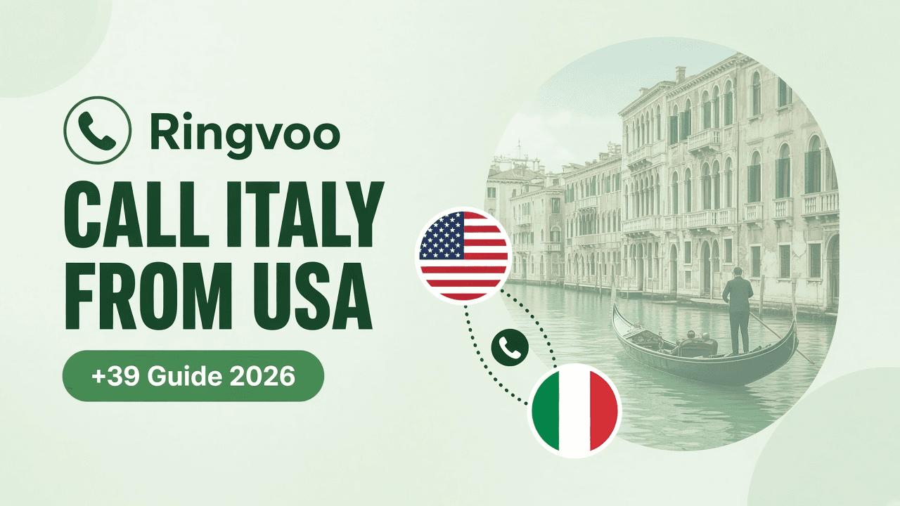 call italy from usa — Ringvoo international calling guide cover illustration