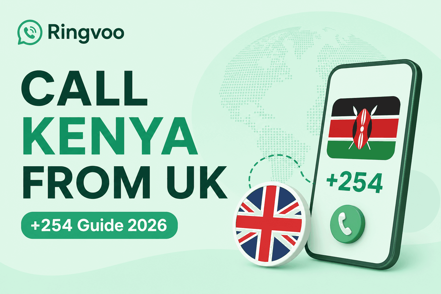 call kenya from uk — Ringvoo international calling guide cover illustration
