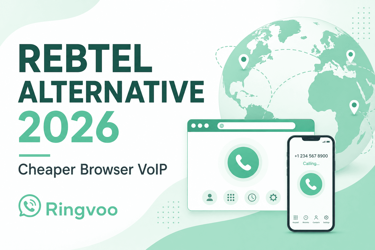 rebtel alternative — Ringvoo international calling guide cover illustration