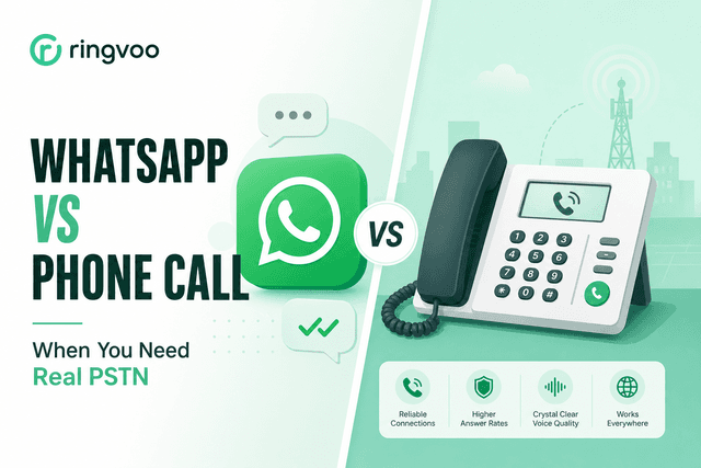 whatsapp vs phone call — Ringvoo blog cover